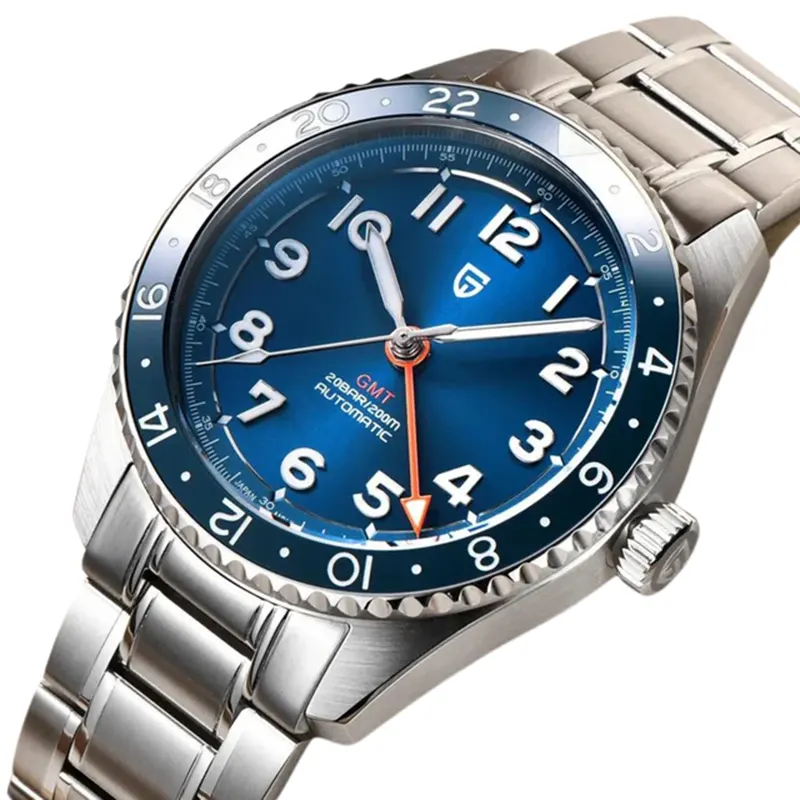 Pagani Design Spirit Blue GMT Diver's Men's Watch- PD-1784